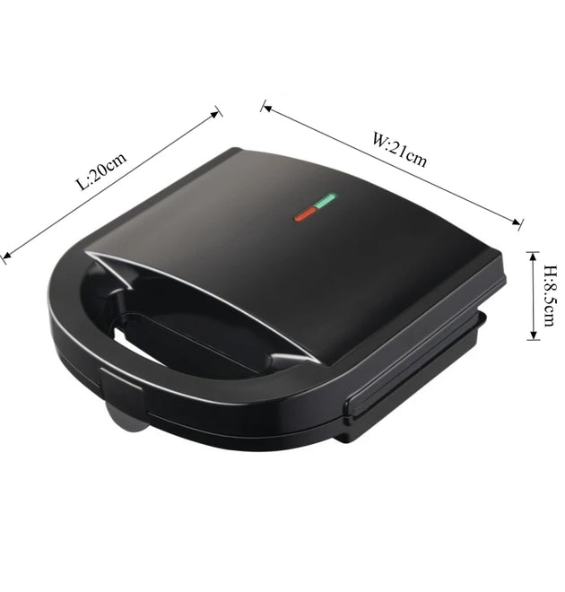Electric Sandwich Maker  750W Non-Stick Plates Breakfast Maker with Indicator Lights Cool Touch Handle Easy Clean And Store
