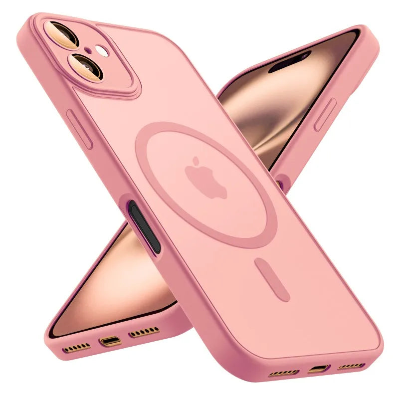 Luxury Frosted Phone Case For Pro Max Plus 17 Air 16e For Magsafe Cover