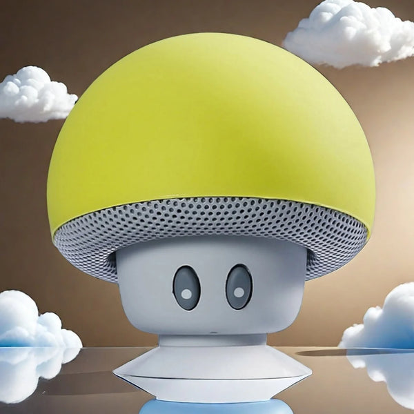 Mini Speaker Portable Mushroom Subwoofer Speaker with Bottom Calling