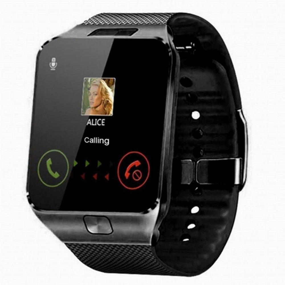 Smart Watch DZ09 Digital Touch Screen Q18 Bracelet Camera Bluetooth WristWatch SIM Card Smart Watch IOS Android Phones Support