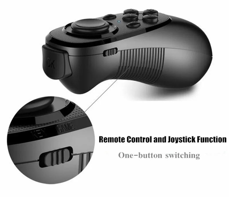 VR Glasses 3D Virtual Reality Box G10 IMAX Giant Screen Google Cardboard Helmet for 4.7-7inch Smartphone Matching Joystick