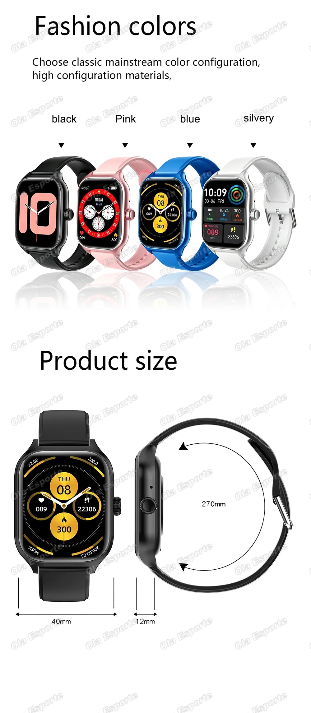 Smart Watch Men 2.01'' AMOLED Screen Waterproof Multiple Sport Mode Fitness HD Bluetooth Call Smartwatch Men Women Bracelet Hw12