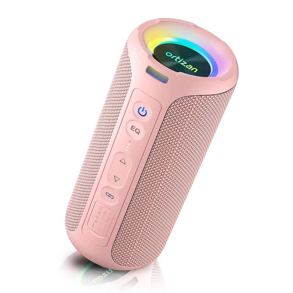 Ortizan Bluetooth Speakers Enhanced Bass Portable Outdoor Wireless Speaker