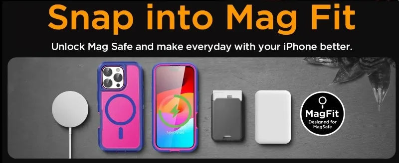 Luxury Ott Magnetic Armor Cases for IPhone Max Box Shockproof Charging