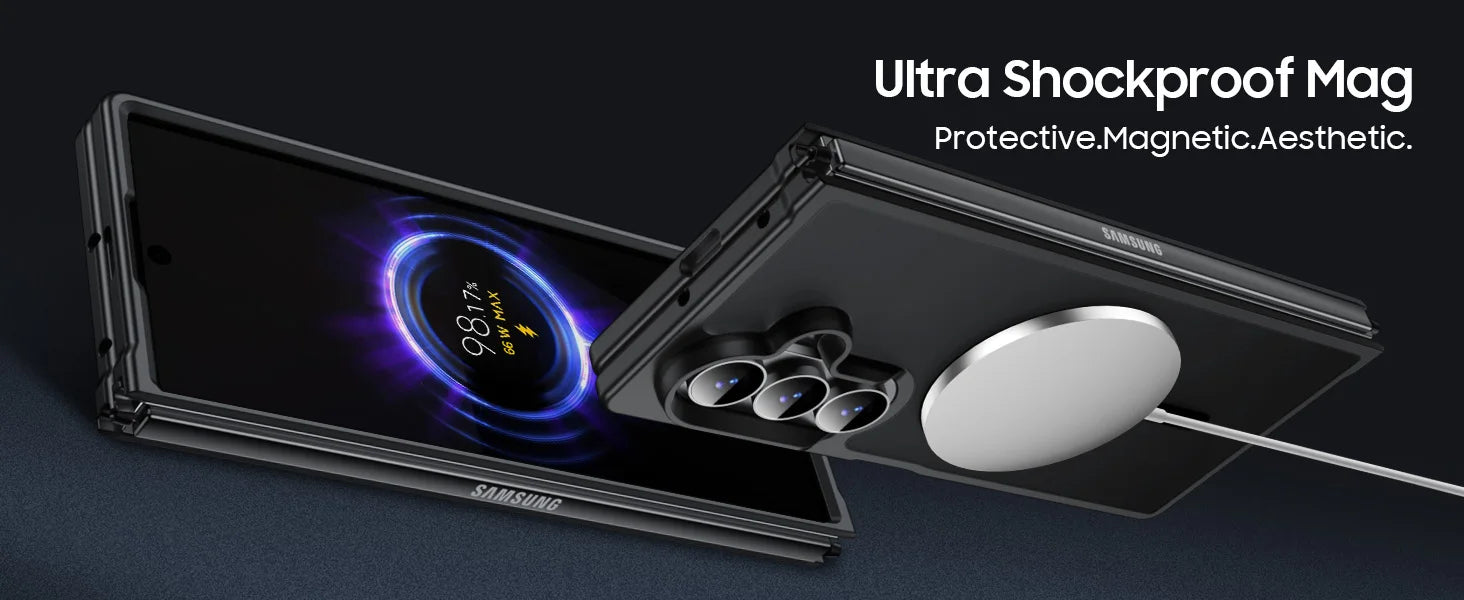 Fashion Magnetic Case For Samsung Galaxy Z Fold Ultra For MagSafe