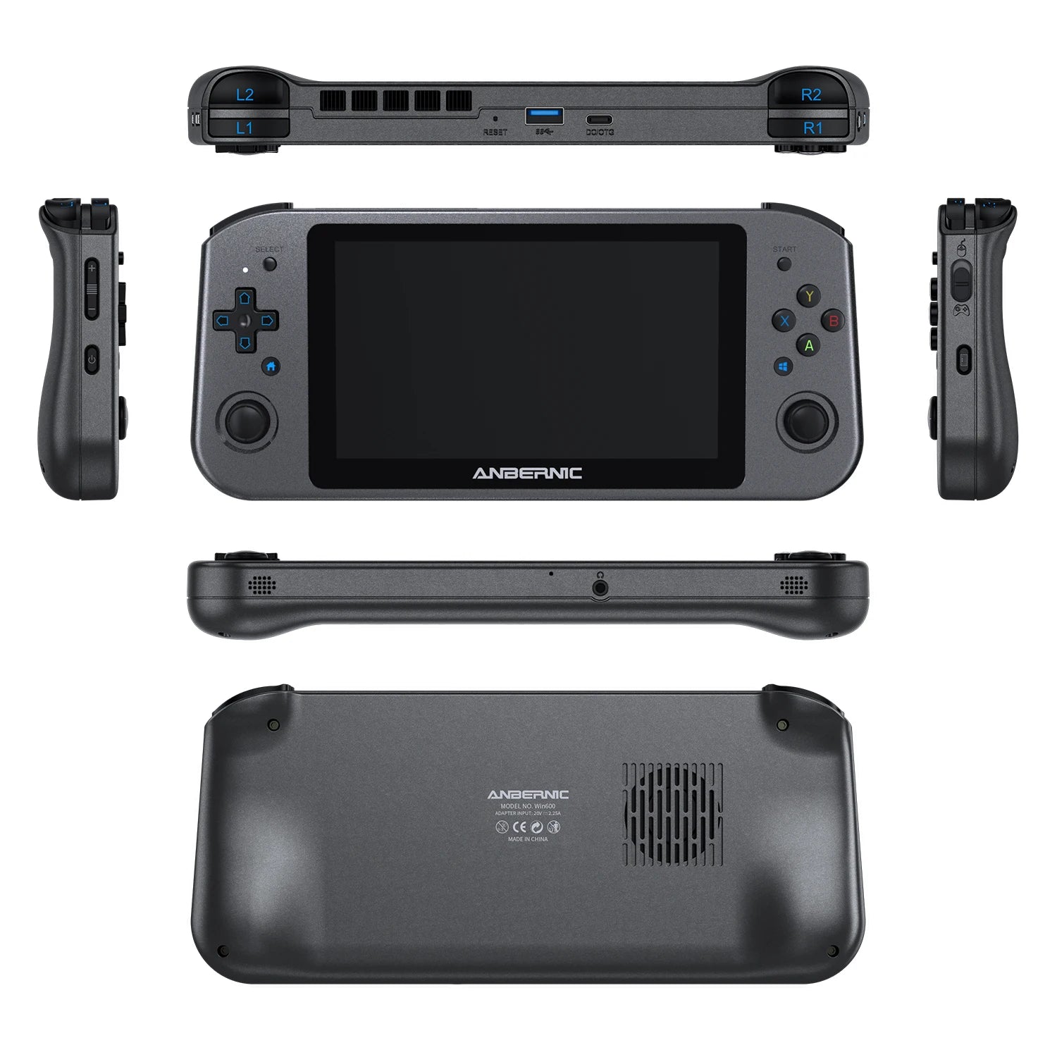 ANBERNIC Win600 PC Games Handheld AMD 3020e/3050e 5.94 Inch IPS Screen Office Video Game Console Windows 10 WiFi5  Pocket Laptop