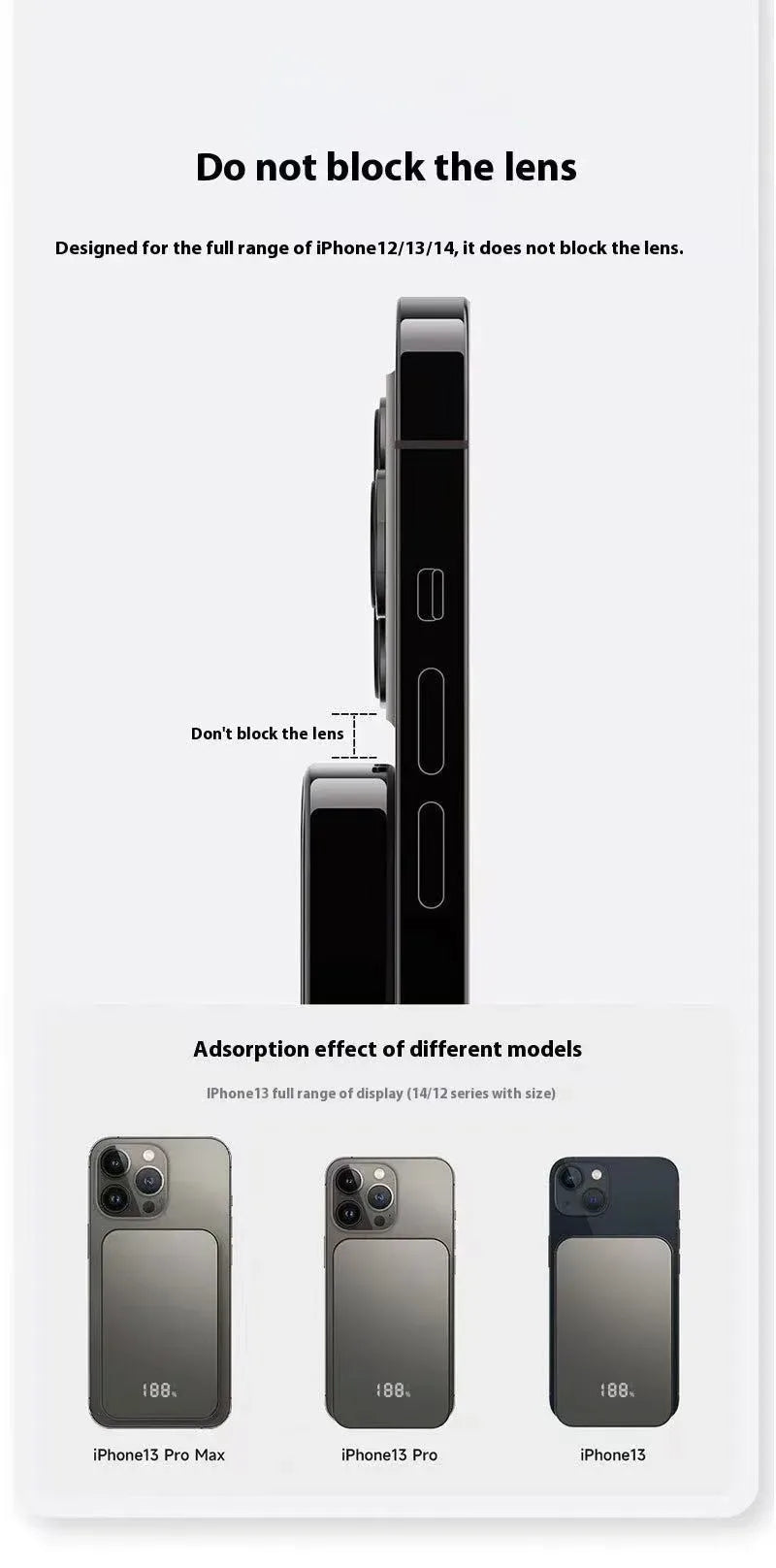 Magnetic Wireless Power Bank Fast Charging Portable External Battery