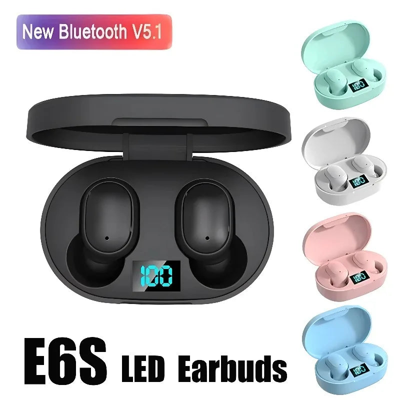 E6S TWS Wireless Headphones Sports Waterproof Bluetooth 5.0 Earphone