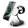 3 In 1 Magnetic Wireless Charger Stand For iPhone 17 16 15 14 13 Pro Max Apple Watch 9 8 7 Airpods Induction USB Fast Charging S