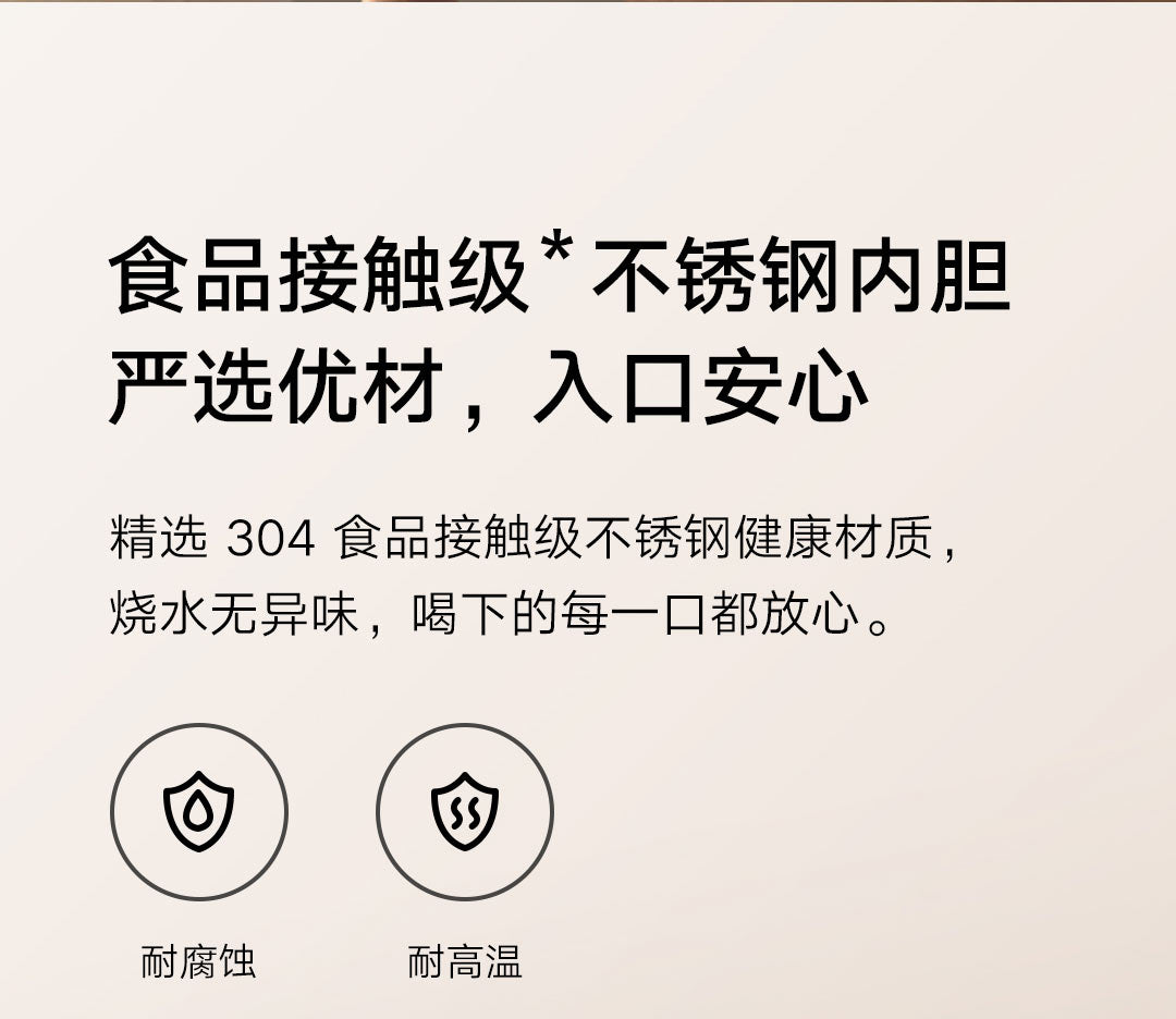Xiaomi Mi Electric Kettle N1 1500W Fast Boiling Double Layer Anti-scald 304 Stainless Steel Seamless Liner 1.5L Capacity NEW
